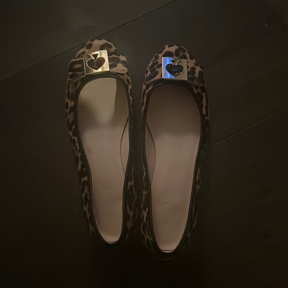 Kate Spade Calf-Skin Leopard Print Shoes